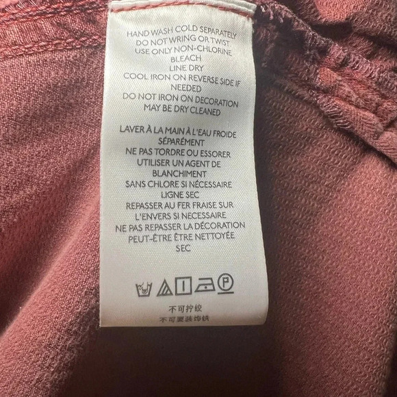 Free People Embellished Military Rose Shirt Jacket - Picture 15 of 16